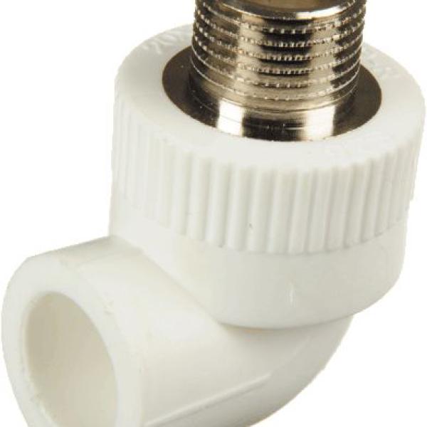 Уголок PP-R 25х1/2" *90гр наружная резьба комбинированный КРОСС 62742