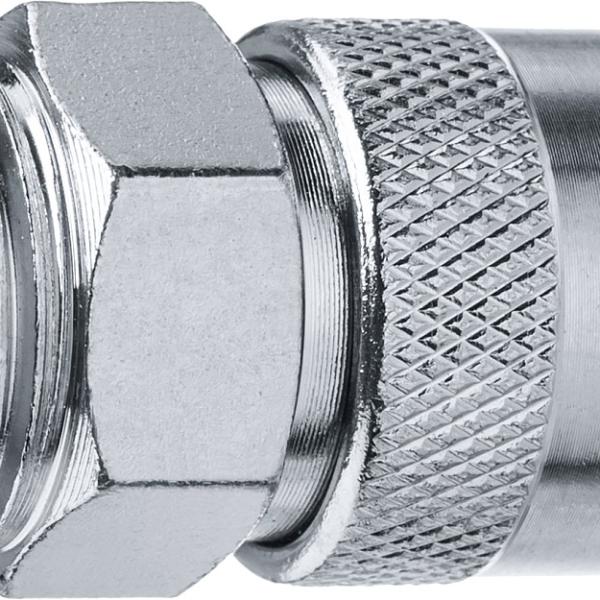 Переходник 3/8″M Нар. - рапид"мама" муфта ЗУБР Профессионал 64911-3/8