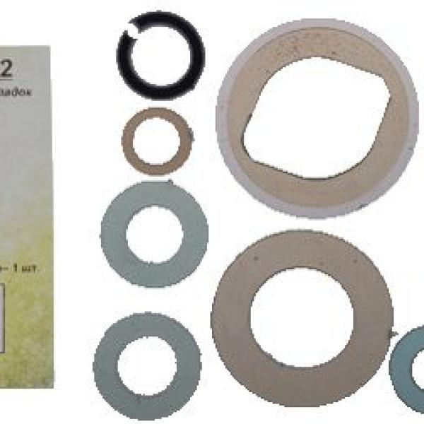 Набор сантехнических прокладок для смесителя "Сантехник" №2 силиконовый 28033