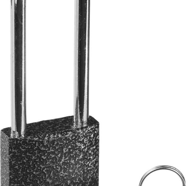 Замок 38мм навесной, металлический корпус, удлиненная  закаленная дужка, STAYER "STANDARD" 37160-38-1