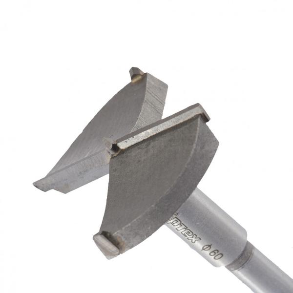 Сверло 60 мм, Форстнера по дереву, цилиндрический хвостовик Сибртех 704860