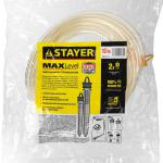 Гидроуровень с усиленной измерительной колбой большого размера,d 8мм, 10м, STAYER "MASTER"3486-06-10